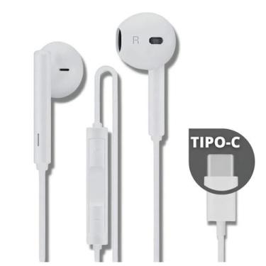 Imagem de Fone Tipo-C Cabo Resistente 1,3M Uso Prolongado Confortável - Mdm