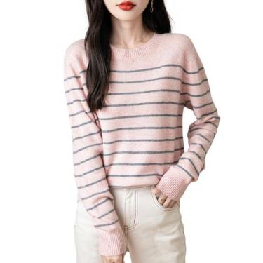 Imagem de Suéter feminino Chanyarn 100% lã merino 2024 outono-inverno