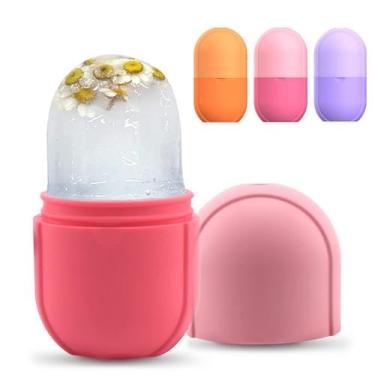 Imagem de Ice Roller Fanxbox Mini Beauty Face Skin Care Orange