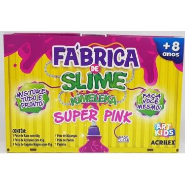Imagem de Fabrica De Slime Kimeleka Super Pink Acrilex - Artkids