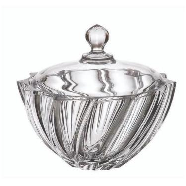 Imagem de Bomboniere de vidro twist 370ml - EM CASA