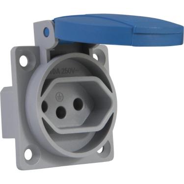 Imagem de Tomada Industrial Monofásica 10 A  250 V Tramontina