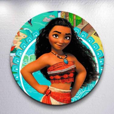 Imagem de Capas p/ Painel Sem Estrutura Redondo Baby Princesa Dos Mares Sublimad