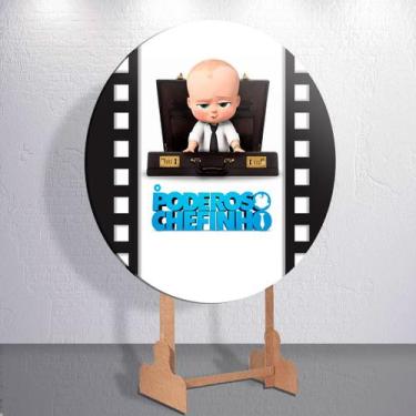 Imagem de Capas Painel Redondo Festa Infantil Chefinho Beby Poderoso Grande ou M