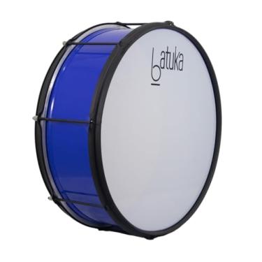 Imagem de Zabumba 20X16 Alumisteel Pint Eletro Azul Aro Chapa Preto Pele Leitosa 08 Afin - Batuka - Luen