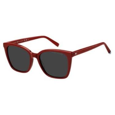 Imagem de Óculos de Sol Tommy Hilfiger 2226/S Vermelho Lente Cinza-Feminino
