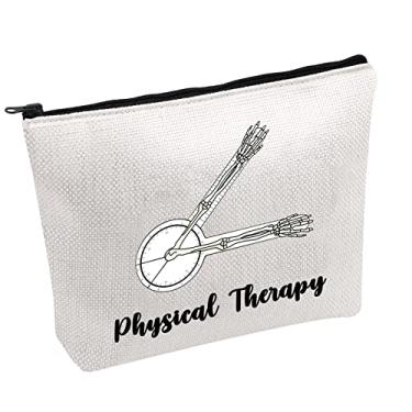 Imagem de Presente de quiropraxia Bolsa de maquiagem Doutor em Fisioterapia, presente de cirurgia de substituição do joelho, bolsa cosmética para recuperação de joelho, presente de lesão ACL, Fisioterapia B