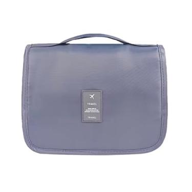 Imagem de ￼Necessaire Organizadora Bolsa Portátil Feminina Para Maquiagem Para Viagem Higiene Pessoal Com Divisória Cabide