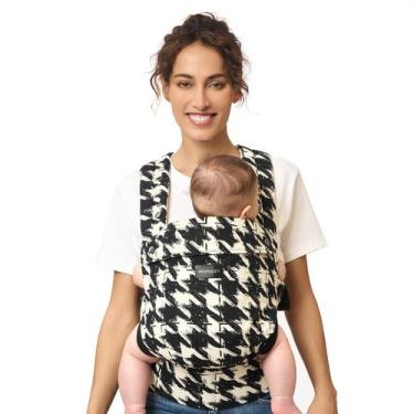 Imagem de Porta-bebês Momcozy Newborn to Toddler 3 em 1 Houndstooth