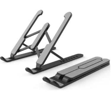 Imagem de Suporte de Notebook Base Regulável Premium Home Office Plástico Ajustável