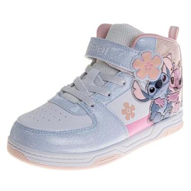 Imagem de Disney Tênis feminino Lili & Stitch (criança pequena), Azul/rosa, 16