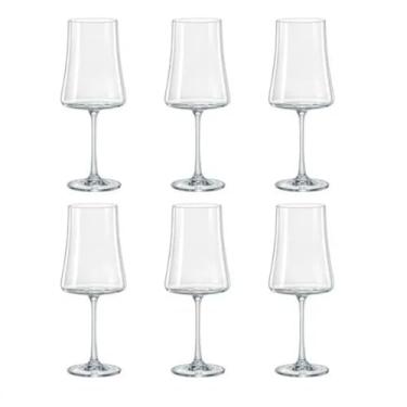 Imagem de Kit 6 Taças de Cristal para Vinho Bohemia 560ml - XTRA NDI