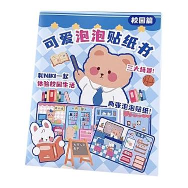 Imagem de Bolha adesivo livro 3d estereoscópico bonito urso decalques diy artesanato scrapbooks brinquedo decoração material de papel pvc