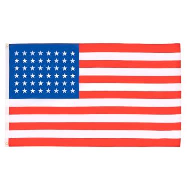 Imagem de AZ FLAG - Bandeira dos EUA 48 estrelas 3' x 5' - EUA - Bandeiras americanas 90 x 150 cm - Banner 3x1,5 m - Drapeau USA 48 étoiles
