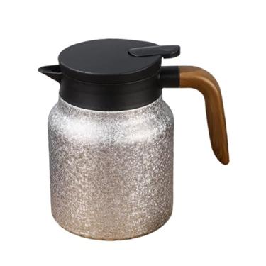 Imagem de Fxzqgnh Garrafa Térmica com Bule E Infusor, Bolsa de água Quente, Cafeteira Térmica para a Cozinha E para Casa, Prata