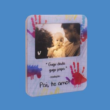 Imagem de Luminária Porta Retrato Decorativa, Bivolt 110/220V, Polietileno, 22,5x19,5x8cm, com Interruptor, Cabo 1,8m, para Fotos 10x15