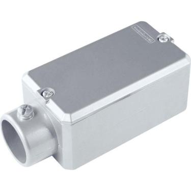 Imagem de Condulete fixo 1.1/2" tipo "E" - com tampa / sem rosca / com pintura e