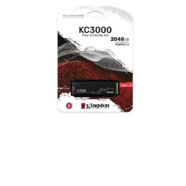 Imagem de SSD Kingston Kc3000, 2TB, M.2 2280 Pcie, Nvme, Leitura: 7000MB/s E Gravação: 7000MB/s, Para Pc E Ps5 - Skc3000d/2048g