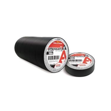 Imagem de Fita Isolante Preta Adere 912I 18mmx20m - 6 Unidades