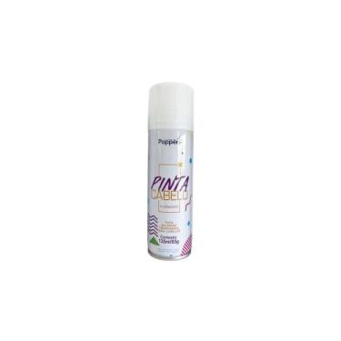 Imagem de Tinta spray cabelo branco 135ml - Popper