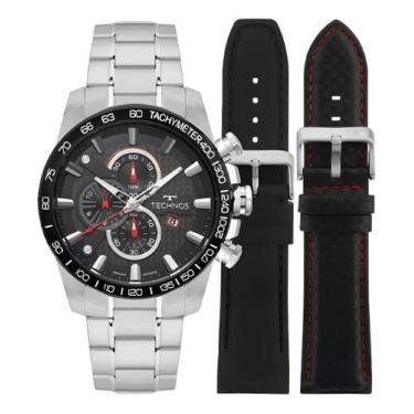 Imagem de Kit Relógio Technos Masculino Troca Pulseira Os1Abs/T1P
