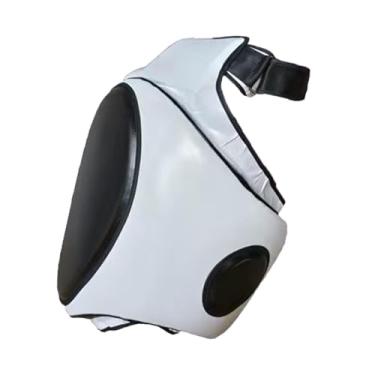 Imagem de menolana Kickboxing coxa Pad Pad Pad Capfenteado Comfort Protect Protector para MMA Treinador de treinadores Equipamento, Prata Direita