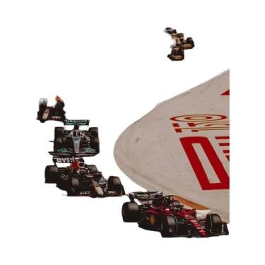 Imagem de Pôster De Carro Esportivo Vintage F1 Monaco Impresso Em Lona Para Deco