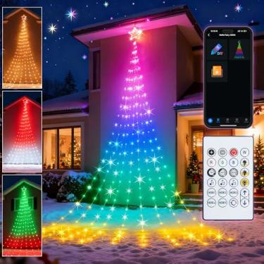 Imagem de Smart Christmas Tree Waterfall Lights