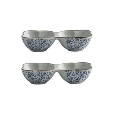 Imagem de prato de lanche Compartimento comercial prato de sabor churrasco panela quente pires restaurante ocidental frio retro utensílios mesa domésticos tigela de sopa(Médio)