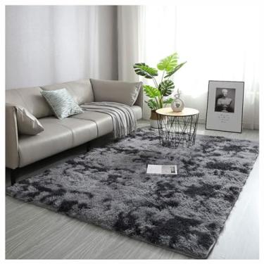 Imagem de SPXMQSS Tapete de área grande, tapete lavável antiderrapante para sala de estar, tamanho grande, macio e peludo, tapete grande, para sala de estar, quarto, dormitório, quarto de crianças