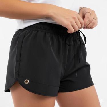 Imagem de Short Feminino Tactel Praia Piscina Treino Academia Liso - Organiky Mo