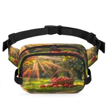 Imagem de Pochete azul retrô borboleta para mulheres e homens com alça ajustável bolsa de cinto bolsa transversal bolsa de peito bolsas de bumbum bolsa tiracolo, Cor 3