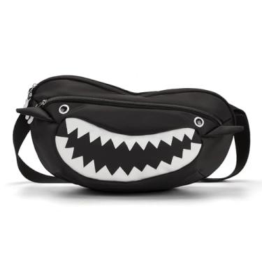 Imagem de Beamyth Bolsas transversais para mulheres, bolsa moderna crescente média, bolsa feminina leve sobre o ombro com zíper, Preto, Estilo casual