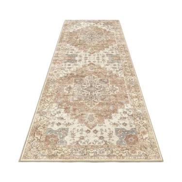 Imagem de Tapete De Chão Lavável Em Cashmere Boêmio Para Cozinha E Banheiro, À P