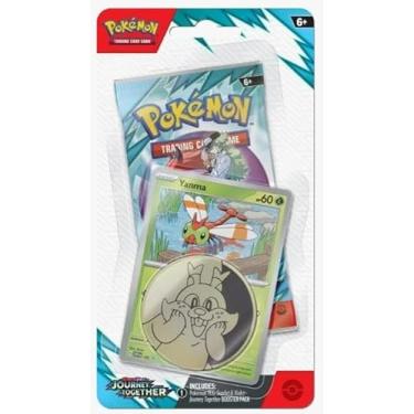 Imagem de Pokemon Scarlet & Violet Journey Together Blister Pack, 1 Booster Pack with Promo Card and Coin (Yanma)