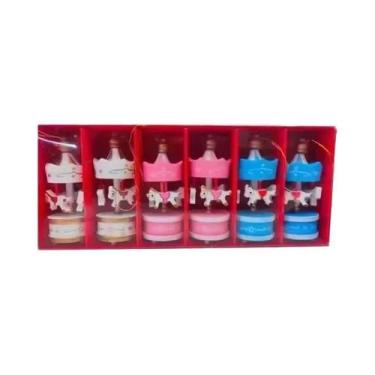 Imagem de Ornamentos De Carrossel De Madeira Para Crianças, Pendentes De Natal, 