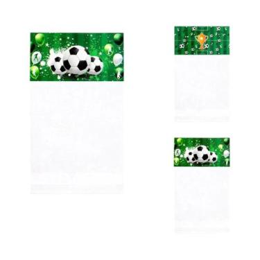 Imagem de Sacolas De Doces Com Tema De Futebol 30 50pcs Sacos De Embalagem Autoa