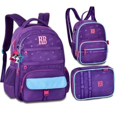 Imagem de Rebecca Bonbon Kit Mochila de Costas Urban Mix Original Lancheira Térm
