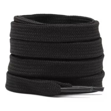 Imagem de Cordão Preto Cadarço 1 Par Para Tênis Shorts Calça Armarinho - Home Go