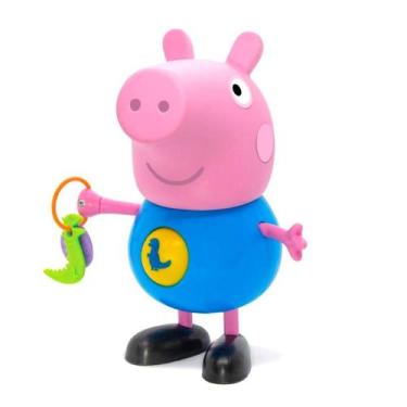 Imagem de Brinquedo George De Atividades Boneco C/ Chocalho Peppa Pig - Elka Bri