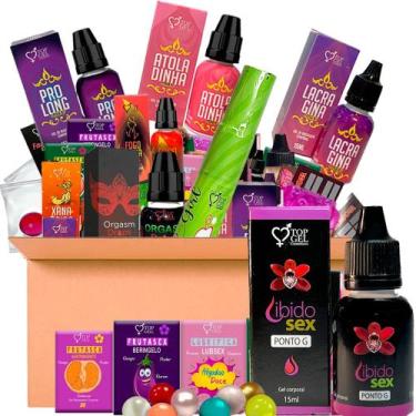 Imagem de Kit 16 Produtos Funcional Uso Pessoal Ou Revenda Sex Shop - Top Gel