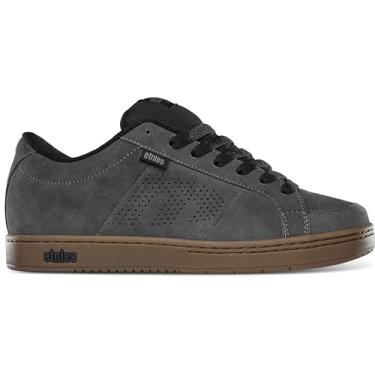 Imagem de Etnies Tênis de skate masculino Kingpin clássico Puffy Sustentável, confortável e durável com palmilha de EVA cortada - Carbono - 14