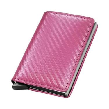 Imagem de Carteira Slim Inteligente Em Alumínio Com RFID Para Homens, Porta-Cart