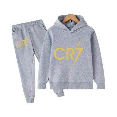 Imagem de Conjunto De Moletom Com Capuz E Calças Para Meninos De 3 a 12 Anos, Pr