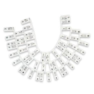 Imagem de Etiquetas removíveis para notas de teclado - Guia de silicone de 88 teclas para iniciantes