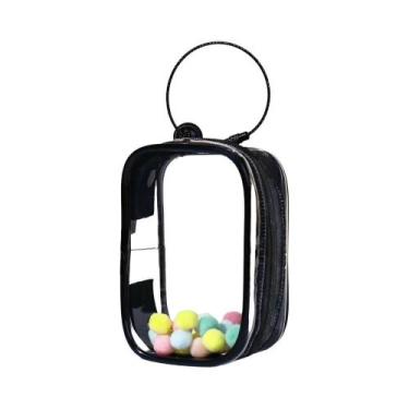 Imagem de Bolsa De Armazenamento Mini Plush Transparente Para Brinquedos Labubu,