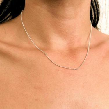 Imagem de Colar Choker Mini Bolinhas Folheado a Ouro 18k - Deitos Joias, 60 cm
