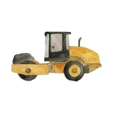 Imagem de Decoração Para Quarto Infantil, Pôster De Carro De Brinquedo Em Aquare