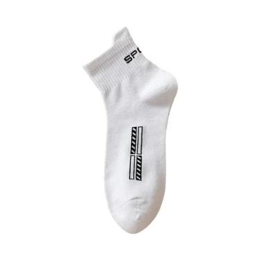 Imagem de Meias Esportivas Casuais De Algodão Respirável E Absorvente De Suor Ma
