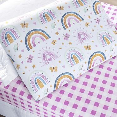 Imagem de Jogo de Cama Tutti Kids 200 Fios Solteiro 02 Peças 100% Poliéster - Rainbow